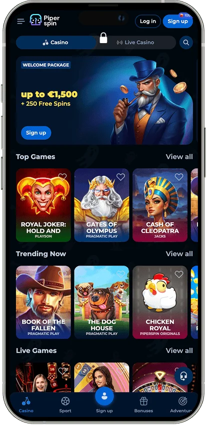 Piperspin application